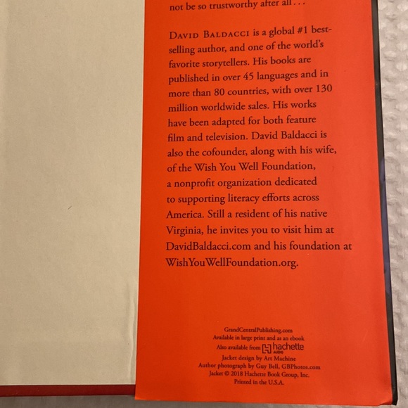 THE FALLEN by David Baldacci Hardback Book w/Dust Jacket - Picture 6 of 8